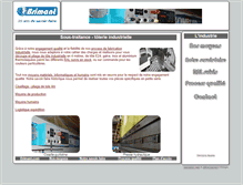 Tablet Screenshot of industrie.brimant.com